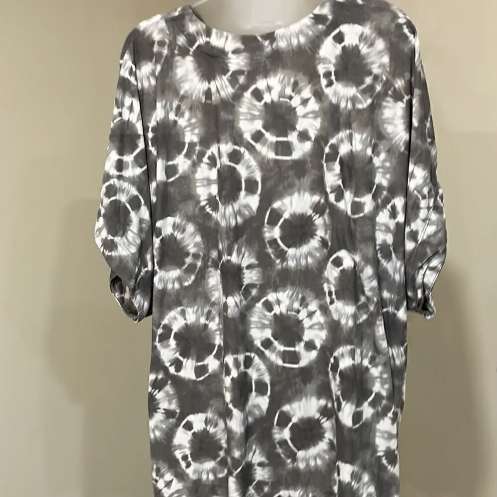 NWOT Michael Kors Tie Dye Blouse.  Size M/L Medium Large
